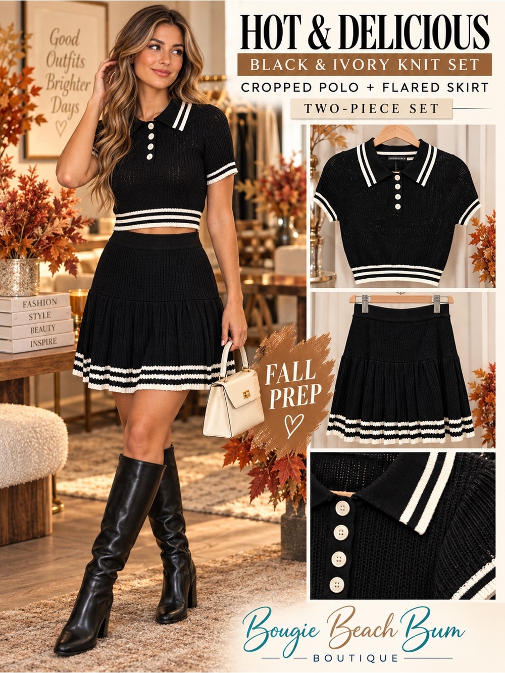 New with tags Hot & Delicious two-piece sweater set
